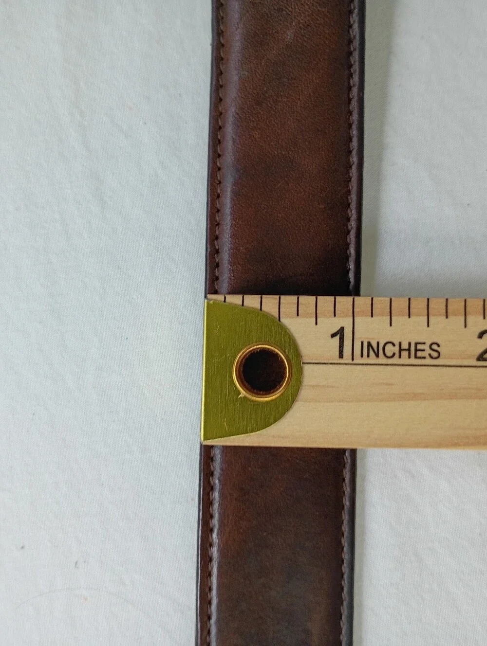 Trafalgar Leather Cortina Belt Men 38